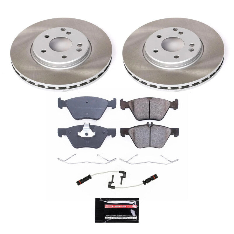 Power Stop 01-04 Mercedes-Benz SLK320 Front Semi-Coated Rotor Kit Power Stop 01-04 Mercedes-Benz SLK320 Front Semi-Coated Rotor Kit