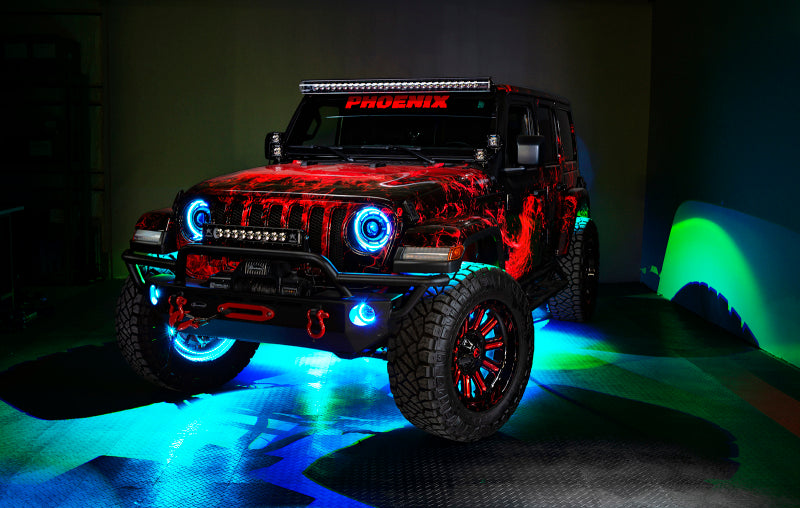 Oracle Jeep Wrangler JK/JL/JT High Performance W LED Fog Lights - w/o Controller Oracle Jeep Wrangler JK/JL/JT High Performance W LED Fog Lights - w/o Controller