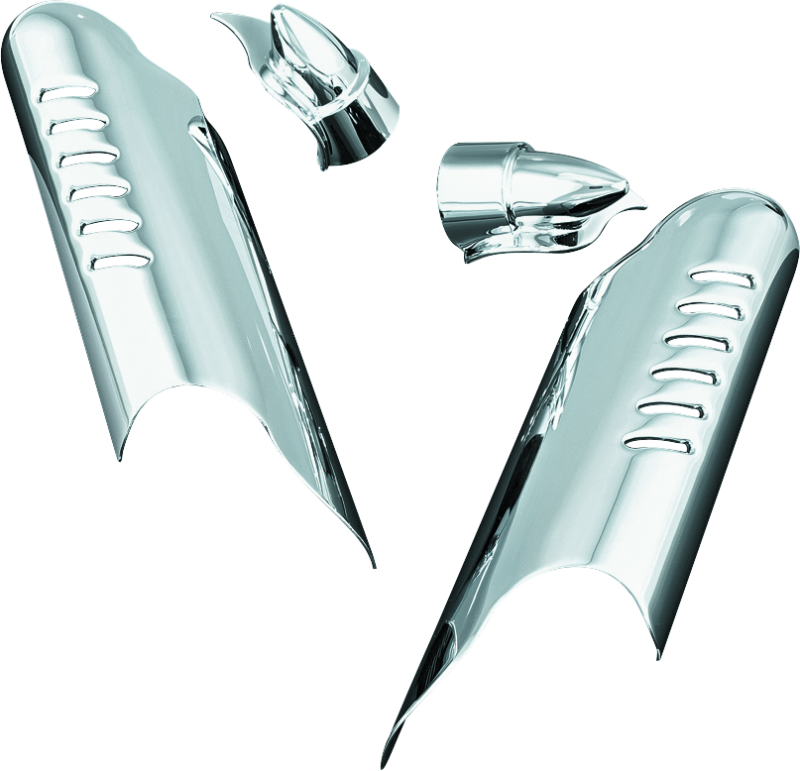Kuryakyn Lower Leg Deflector Shields 00-13 Touring Chrome Kuryakyn Lower Leg Deflector Shields 00-13 Touring Chrome
