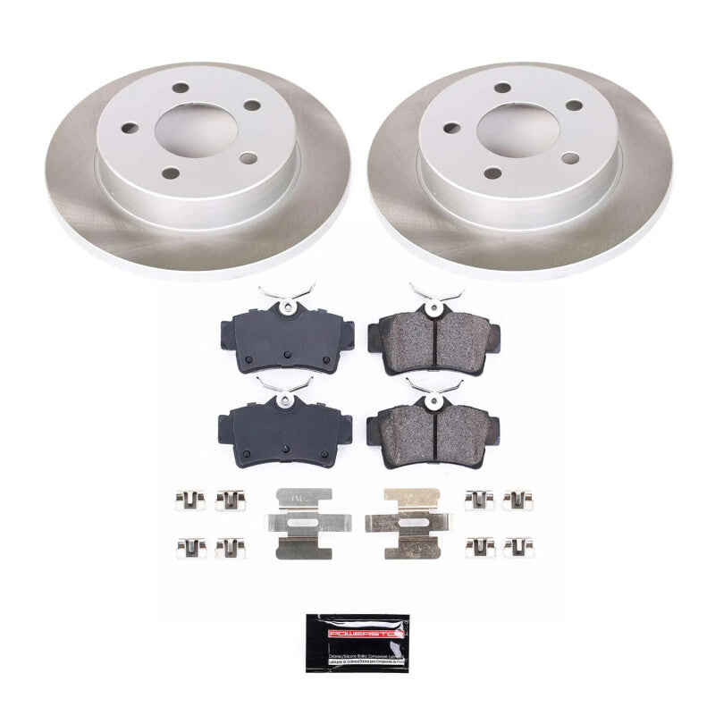 Power Stop 94-04 Ford Mustang Rear Semi-Coated Rotor Kit Power Stop 94-04 Ford Mustang Rear Semi-Coated Rotor Kit