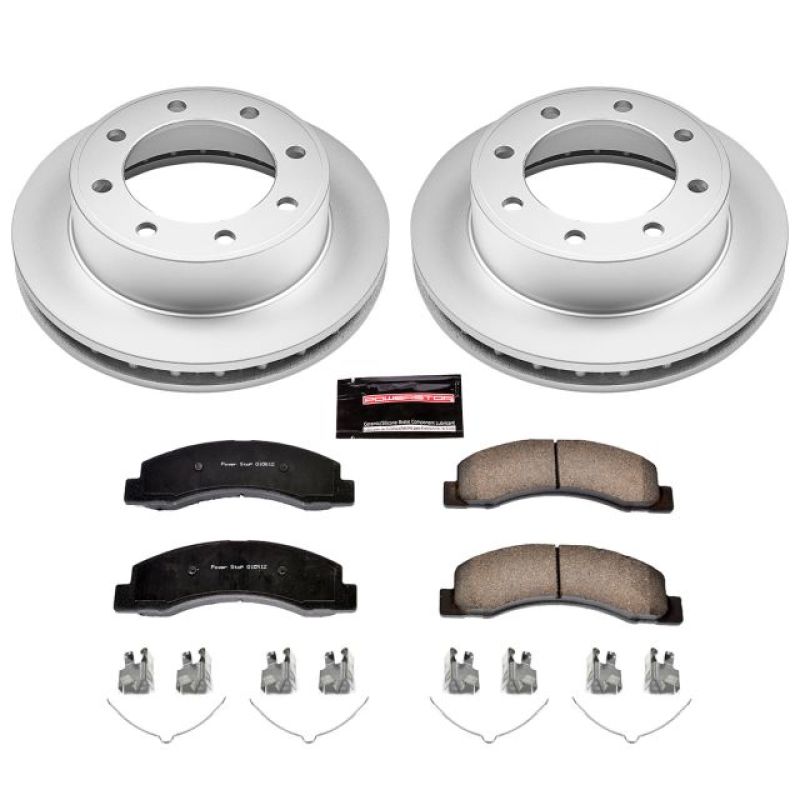Power Stop 00-05 Ford Excursion Front Z17 Evolution Geomet Coated Brake Kit Power Stop 00-05 Ford Excursion Front Z17 Evolution Geomet Coated Brake Kit