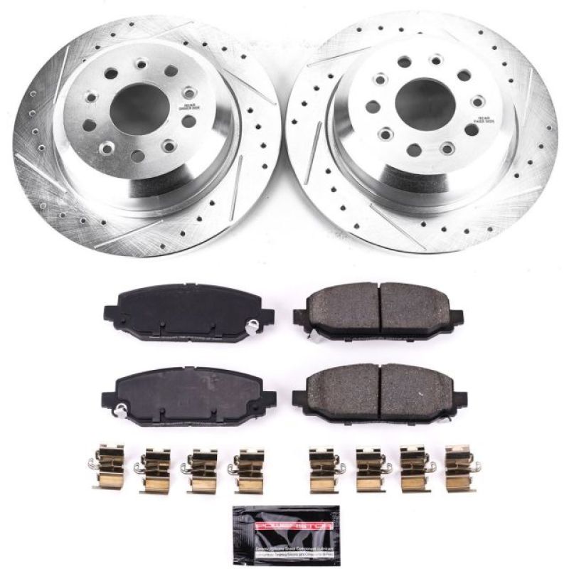 Power Stop 18-19 Jeep Wrangler Rear Z23 Evolution Sport Brake Kit Power Stop 18-19 Jeep Wrangler Rear Z23 Evolution Sport Brake Kit