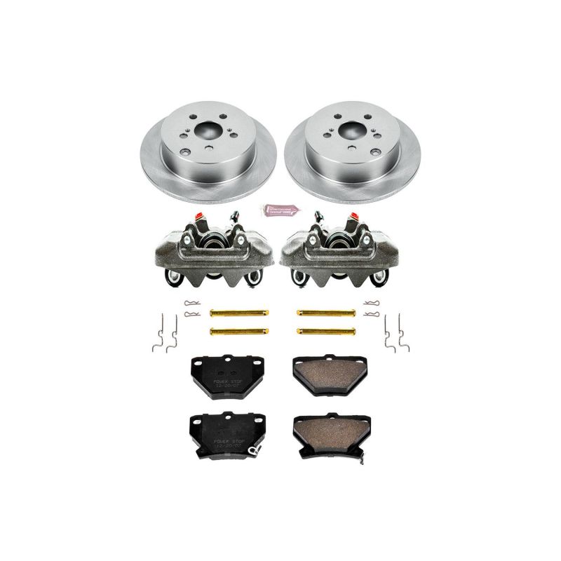Power Stop 03-06 Pontiac Vibe Rear Autospecialty Brake Kit w/Calipers Power Stop 03-06 Pontiac Vibe Rear Autospecialty Brake Kit w/Calipers