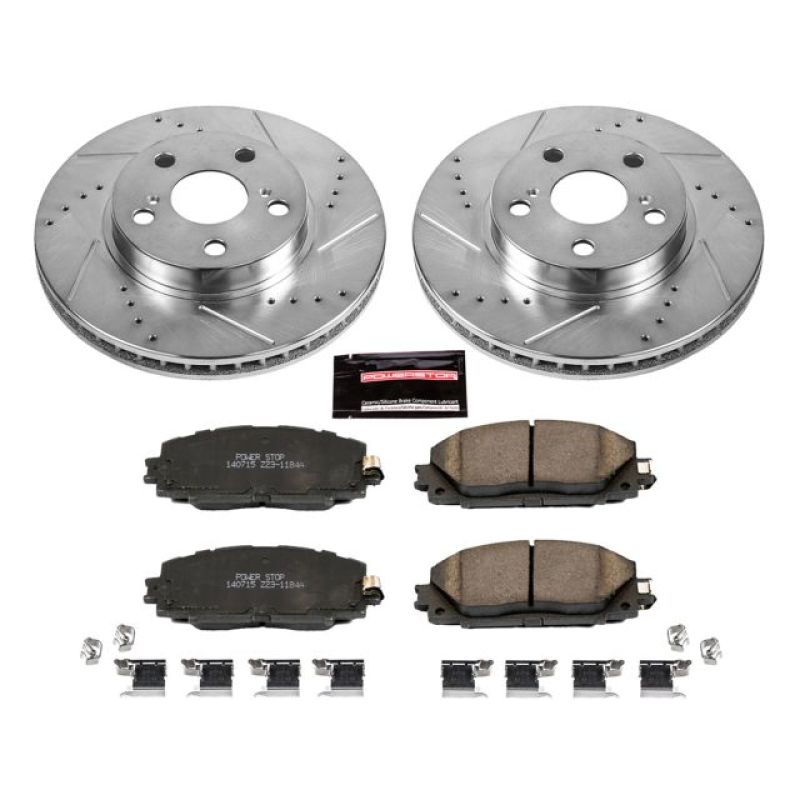 Power Stop 11-17 Lexus CT200h Front Z23 Evolution Sport Brake Kit Power Stop 11-17 Lexus CT200h Front Z23 Evolution Sport Brake Kit