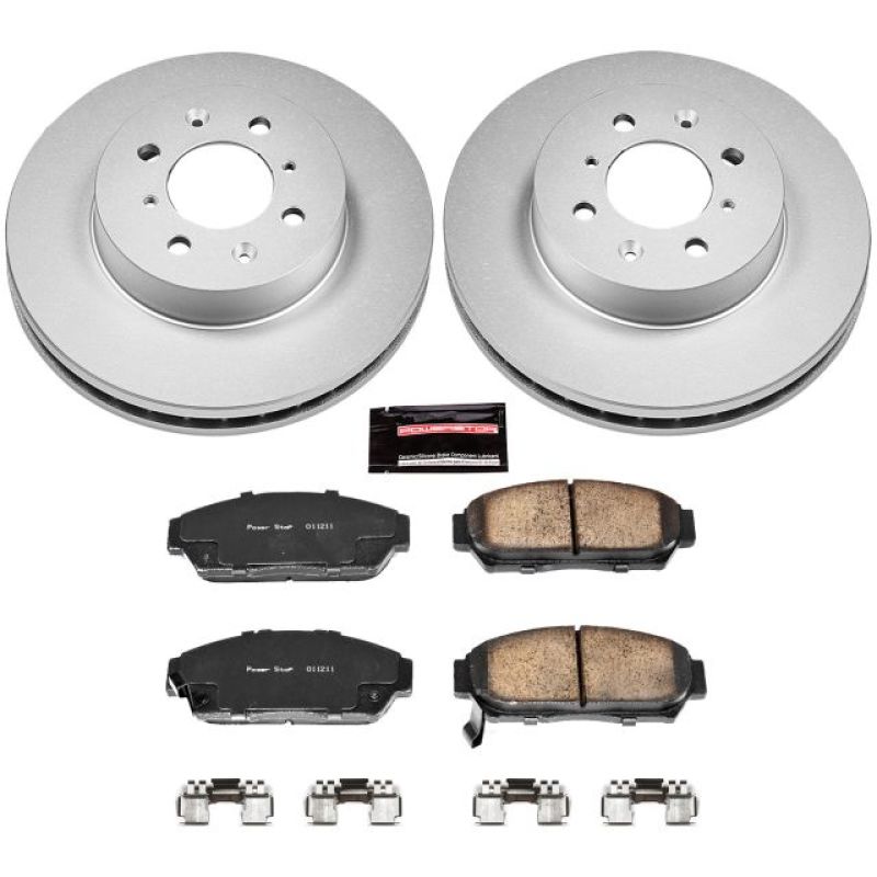 Power Stop 94-01 Acura Integra Front Z17 Evolution Geomet Coated Brake Kit Power Stop 94-01 Acura Integra Front Z17 Evolution Geomet Coated Brake Kit