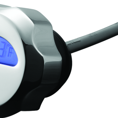 Bikers Choice 99-03 FLHT FLHR FLTR Oil Filler Cap With LED Temperature Gauge