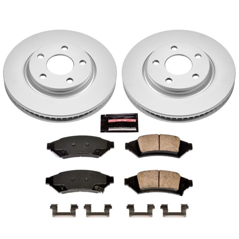 Power Stop 2004 Pontiac Grand Prix Front Z17 Evolution Geomet Coated Brake Kit Power Stop 2004 Pontiac Grand Prix Front Z17 Evolution Geomet Coated Brake Kit