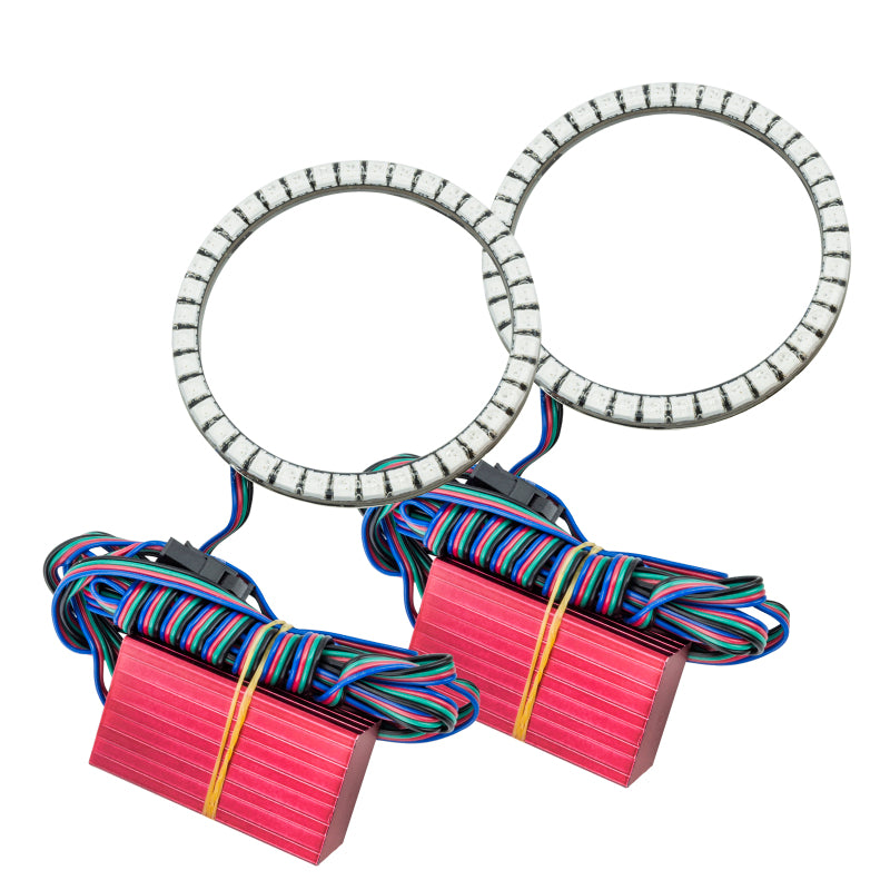 Oracle Jeep Wrangler JL/Gladiator JT LED Surface Mount Fog Light Halo Kit - ColorSHIFT Oracle Jeep Wrangler JL/Gladiator JT LED Surface Mount Fog Light Halo Kit - ColorSHIFT