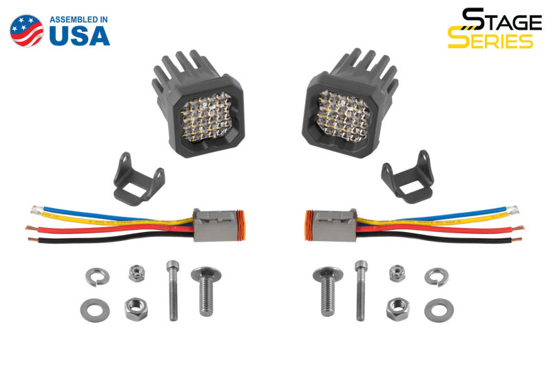 Diode Dynamics Stage Series C1R - White Flood Standard LED Pod (Pair) Diode Dynamics Stage Series C1R - White Flood Standard LED Pod (Pair)