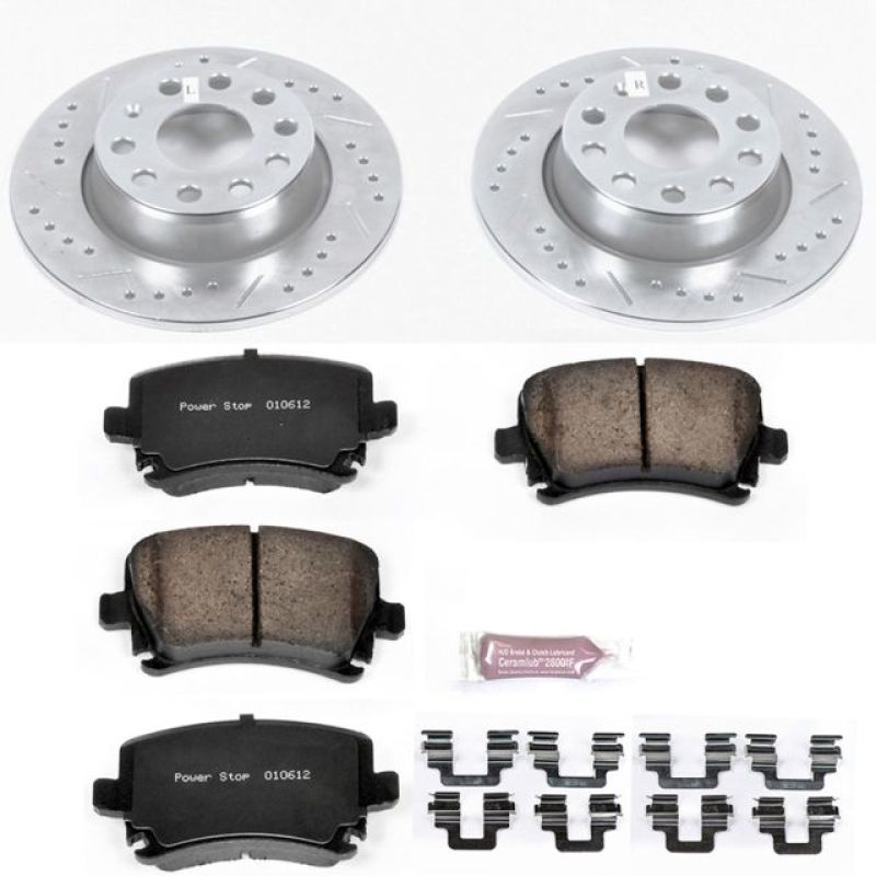 Power Stop 2013 Audi A3 Quattro Rear Z23 Evolution Sport Brake Kit Power Stop 2013 Audi A3 Quattro Rear Z23 Evolution Sport Brake Kit