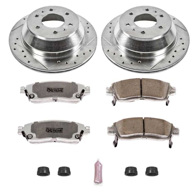 Power Stop 04-07 Buick Rainier Rear Z26 Street Warrior Brake Kit Power Stop 04-07 Buick Rainier Rear Z26 Street Warrior Brake Kit