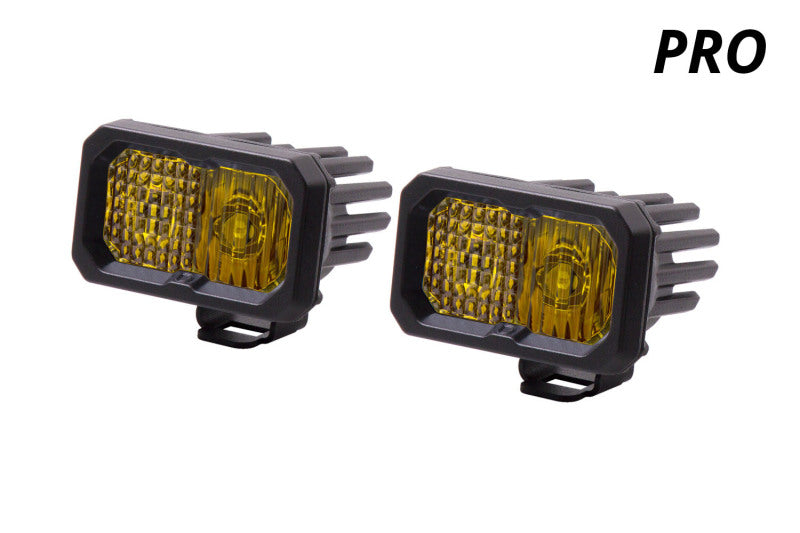 Diode Dynamics Stage Series 2 In LED Pod Pro - Yellow Spot Standard ABL (Pair) Diode Dynamics Stage Series 2 In LED Pod Pro - Yellow Spot Standard ABL (Pair)