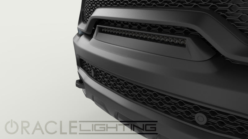ORACLE Lighting 19-22 RAM Rebel/TRX Front Bumper Flush LED Light Bar System - White SEE WARRANTY ORACLE Lighting 19-22 RAM Rebel/TRX Front Bumper Flush LED Light Bar System - White SEE WARRANTY