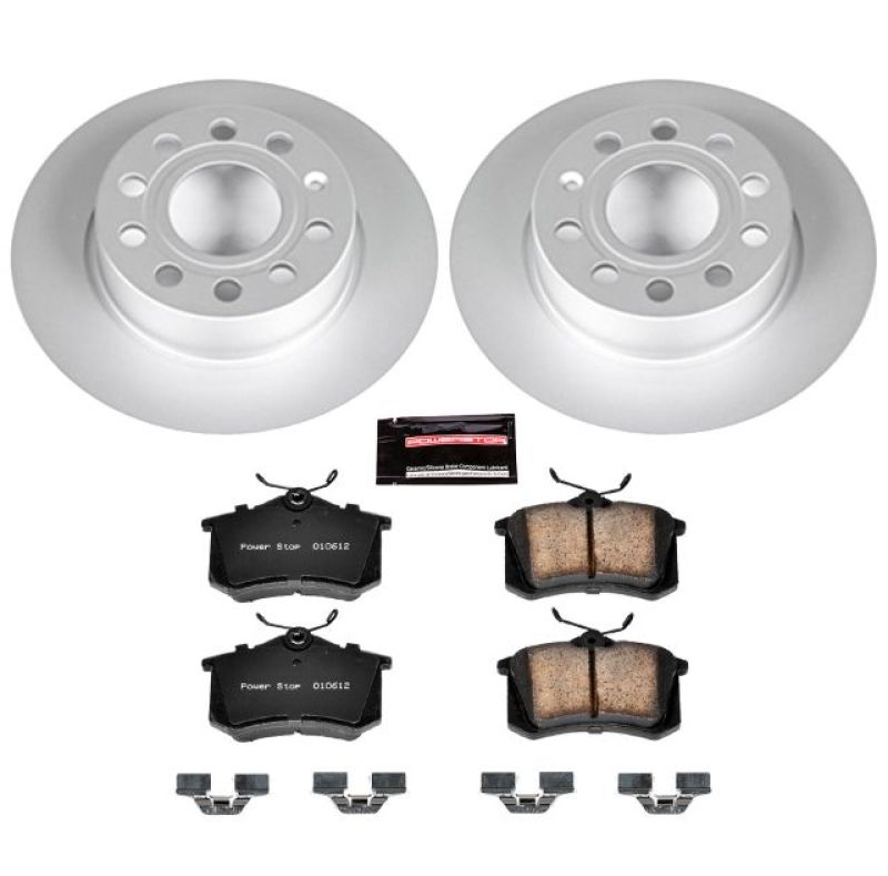 Power Stop 10-13 Audi A3 Rear Z23 Evolution Sport Coated Brake Kit Power Stop 10-13 Audi A3 Rear Z23 Evolution Sport Coated Brake Kit