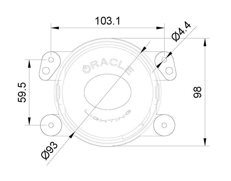 Oracle Jeep Wrangler JK/JL/JT High Performance W LED Fog Lights - w/o Controller Oracle Jeep Wrangler JK/JL/JT High Performance W LED Fog Lights - w/o Controller