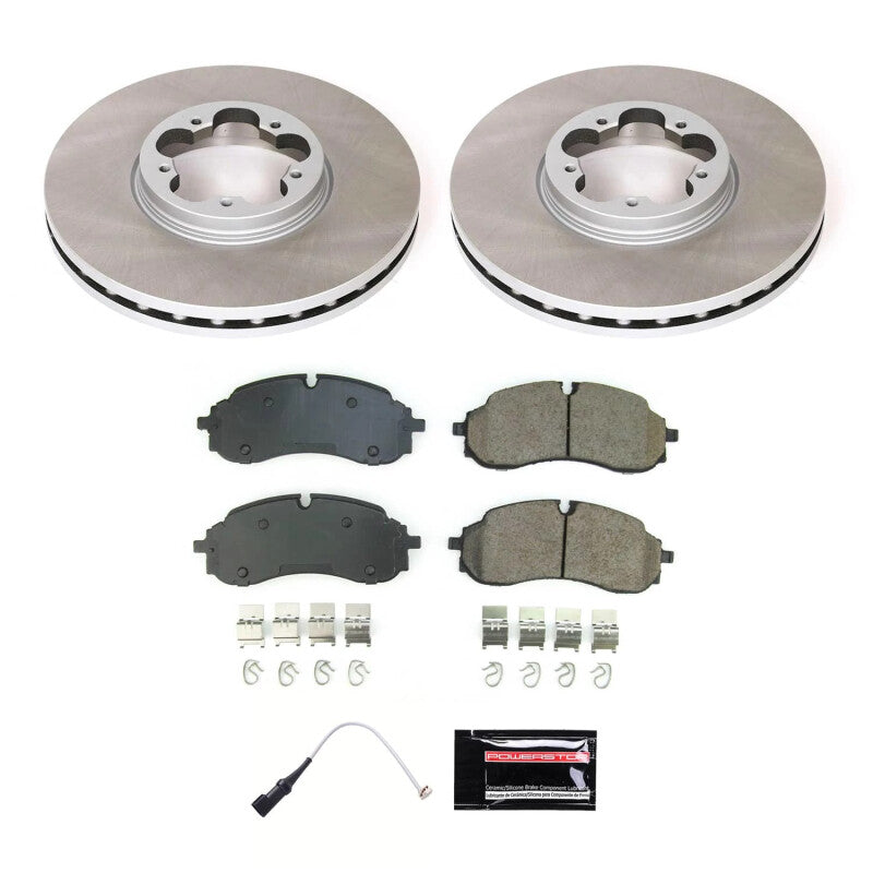 Power Stop 22-23 Ford Transit-350 Front Semi-Coated Rotor Kit Power Stop 22-23 Ford Transit-350 Front Semi-Coated Rotor Kit