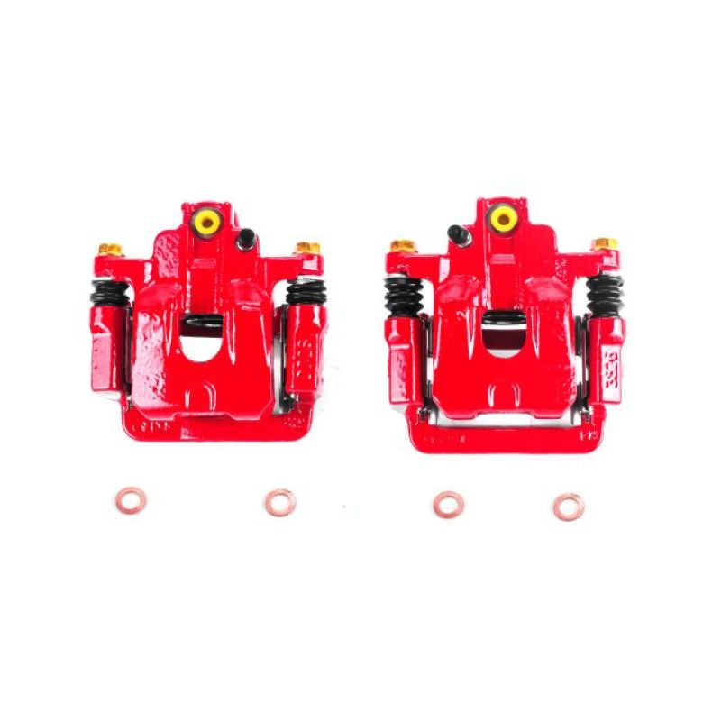 Power Stop 02-04 Honda Odyssey Rear Red Calipers w/Brackets - Pair Power Stop 02-04 Honda Odyssey Rear Red Calipers w/Brackets - Pair