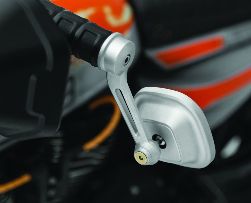 Kuryakyn Dillinger Bar End Mirrors Silver Kuryakyn Dillinger Bar End Mirrors Silver