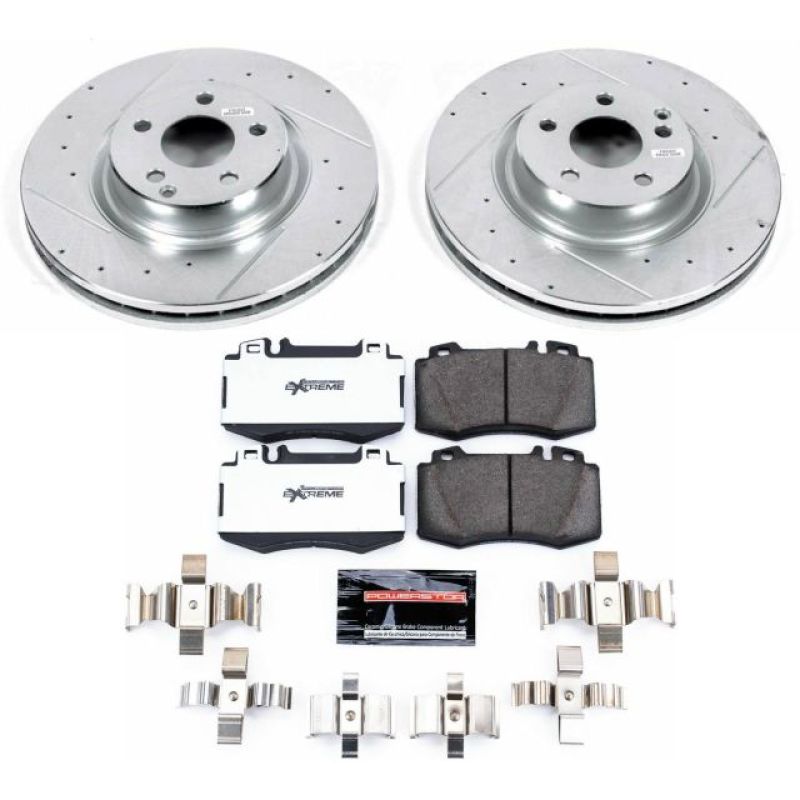 Power Stop 07-09 Mercedes-Benz E550 Front Z26 Street Warrior Brake Kit Power Stop 07-09 Mercedes-Benz E550 Front Z26 Street Warrior Brake Kit