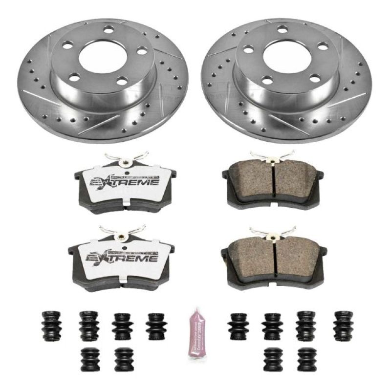 Power Stop 99-05 Volkswagen Passat Rear Z26 Street Warrior Brake Kit Power Stop 99-05 Volkswagen Passat Rear Z26 Street Warrior Brake Kit