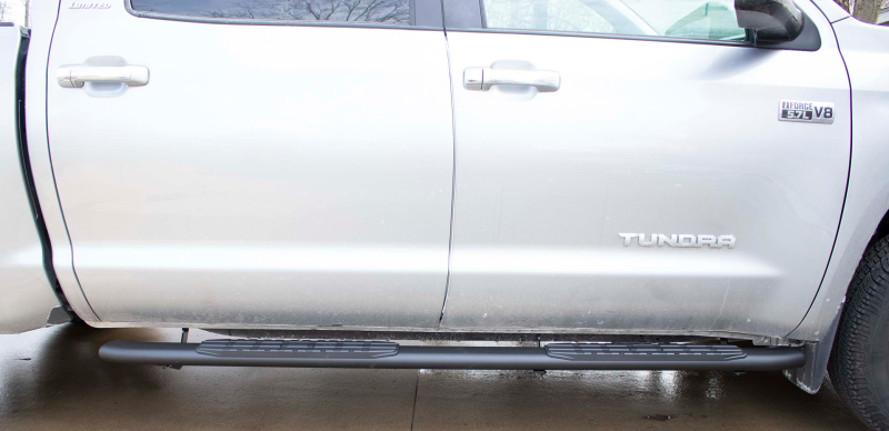 Fishbone Offroad 07-21 Toyota Tundra Double Cab Oval Side Steps - Black Textured Fishbone Offroad 07-21 Toyota Tundra Double Cab Oval Side Steps - Black Textured
