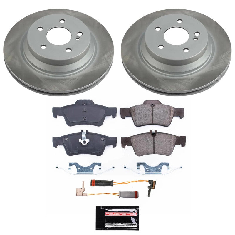 Power Stop 2006 Mercedes-Benz E350 Rear Semi-Coated Rotor Kit Power Stop 2006 Mercedes-Benz E350 Rear Semi-Coated Rotor Kit