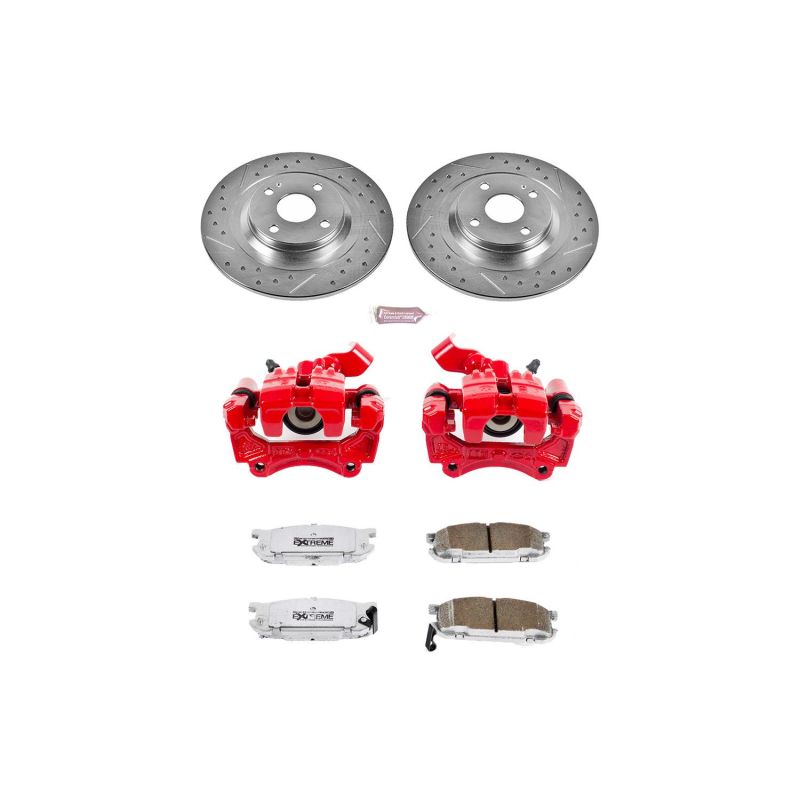 Power Stop 01-05 Mazda Miata Rear Z26 Street Warrior Brake Kit w/Calipers Power Stop 01-05 Mazda Miata Rear Z26 Street Warrior Brake Kit w/Calipers