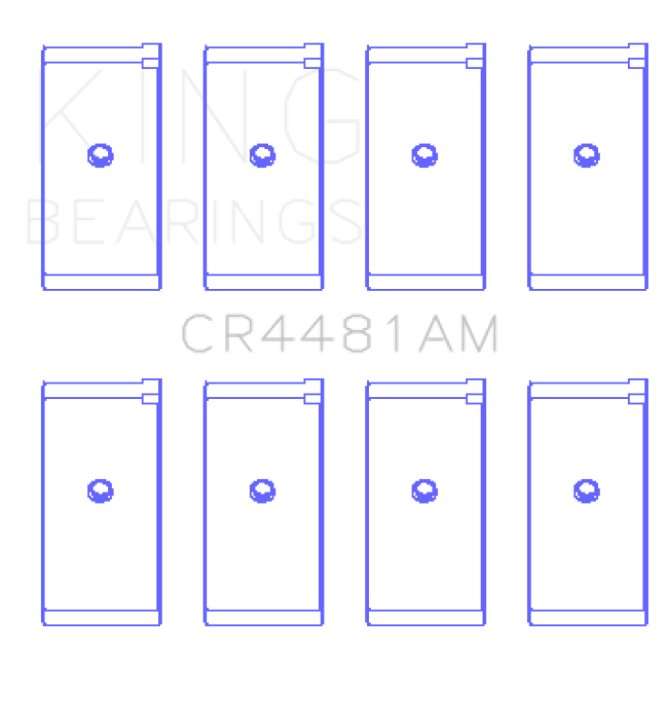 King Engine Bearings Mitsubishi G32/G63 (Size +0.75mm) Connecting Rod Bearing Set King Engine Bearings Mitsubishi G32/G63 (Size +0.75mm) Connecting Rod Bearing Set