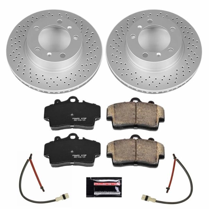 Power Stop 05-08 Porsche Boxster Front Z23 Evolution Sport Coated Brake Kit Power Stop 05-08 Porsche Boxster Front Z23 Evolution Sport Coated Brake Kit