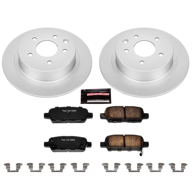 Power Stop 02-06 Nissan Altima Rear Z17 Evolution Geomet Coated Brake Kit Power Stop 02-06 Nissan Altima Rear Z17 Evolution Geomet Coated Brake Kit