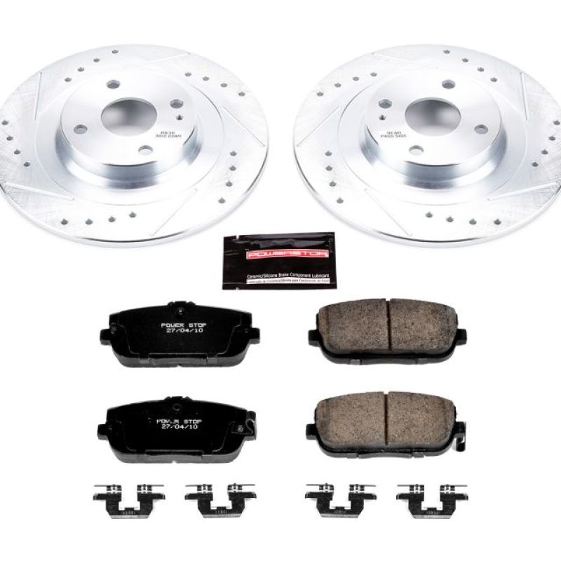 Power Stop 17-19 Fiat 124 Spider Rear Z23 Evolution Sport Brake Kit Power Stop 17-19 Fiat 124 Spider Rear Z23 Evolution Sport Brake Kit
