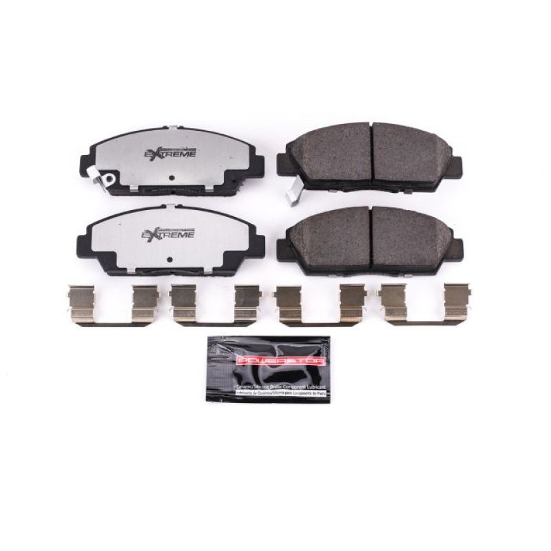Power Stop 92-96 Honda Prelude Front Z26 Extreme Street Brake Pads w/Hardware Power Stop 92-96 Honda Prelude Front Z26 Extreme Street Brake Pads w/Hardware
