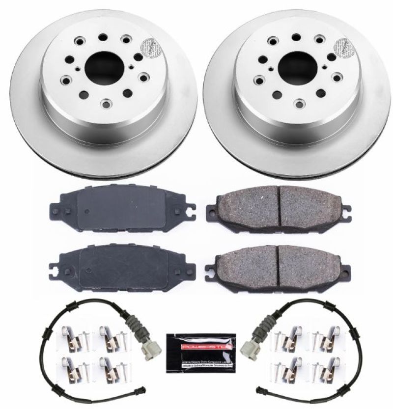 Power Stop 93-94 Lexus LS400 Rear Z17 Evolution Geomet Coated Brake Kit Power Stop 93-94 Lexus LS400 Rear Z17 Evolution Geomet Coated Brake Kit