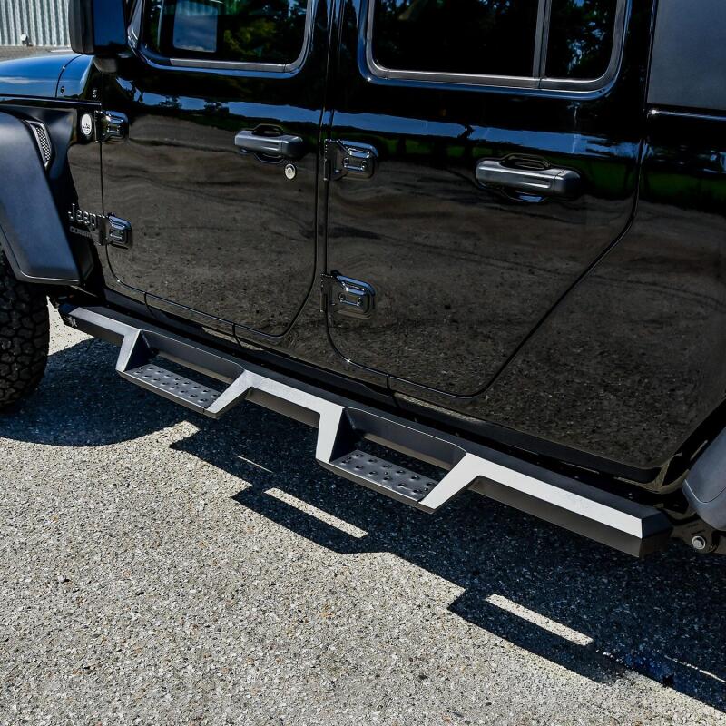Westin 2020 Jeep Gladiator HDX Drop Nerf Step Bars - Textured Black Westin 2020 Jeep Gladiator HDX Drop Nerf Step Bars - Textured Black
