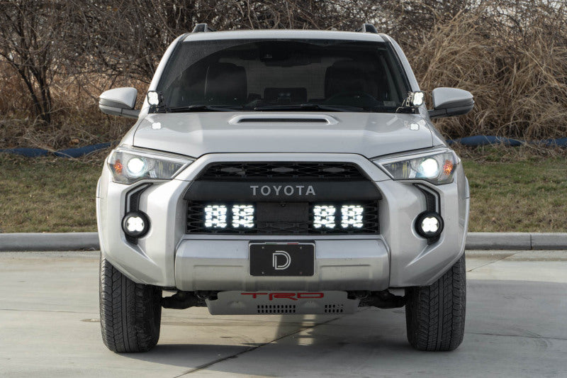 Diode Dynamics 14-23 Toyota 4Runner SS5 Stealth Grille LED 4-Pod Kit - Pro White Combo Diode Dynamics 14-23 Toyota 4Runner SS5 Stealth Grille LED 4-Pod Kit - Pro White Combo