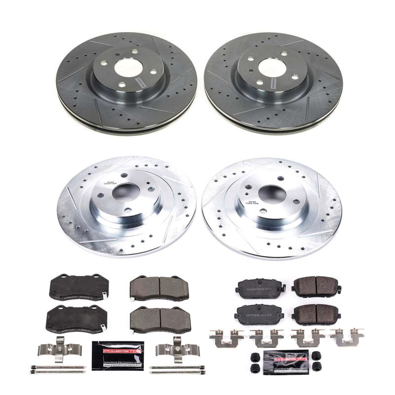 Power Stop 16-22 Mazda MX-5 Miata Front & Rear Z23 Evolution Brake Kit Power Stop 16-22 Mazda MX-5 Miata Front & Rear Z23 Evolution Brake Kit