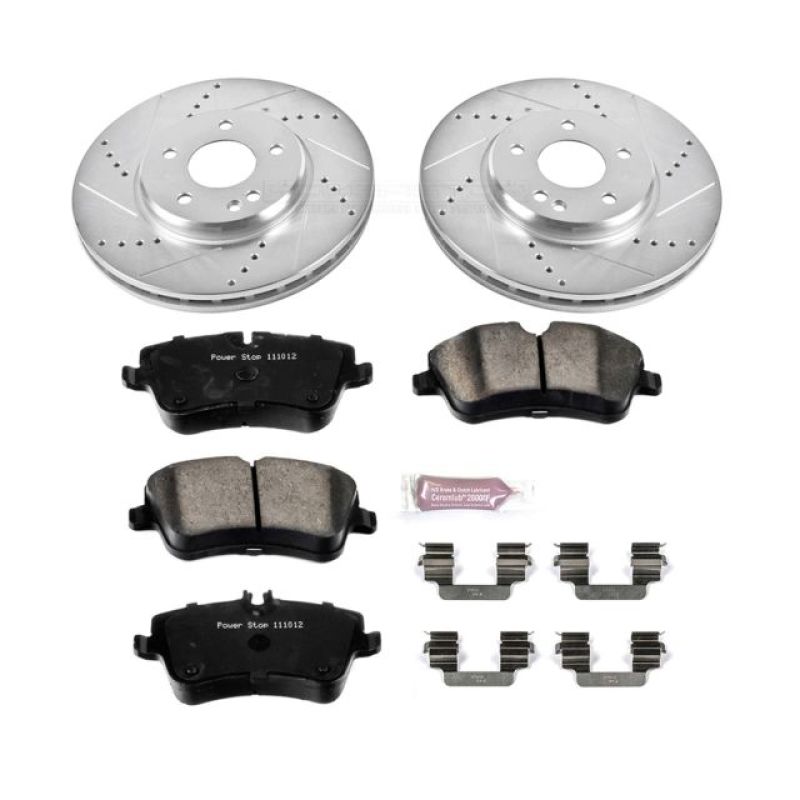 Power Stop 06-08 Mercedes-Benz SLK280 Front Z23 Evolution Sport Brake Kit Power Stop 06-08 Mercedes-Benz SLK280 Front Z23 Evolution Sport Brake Kit