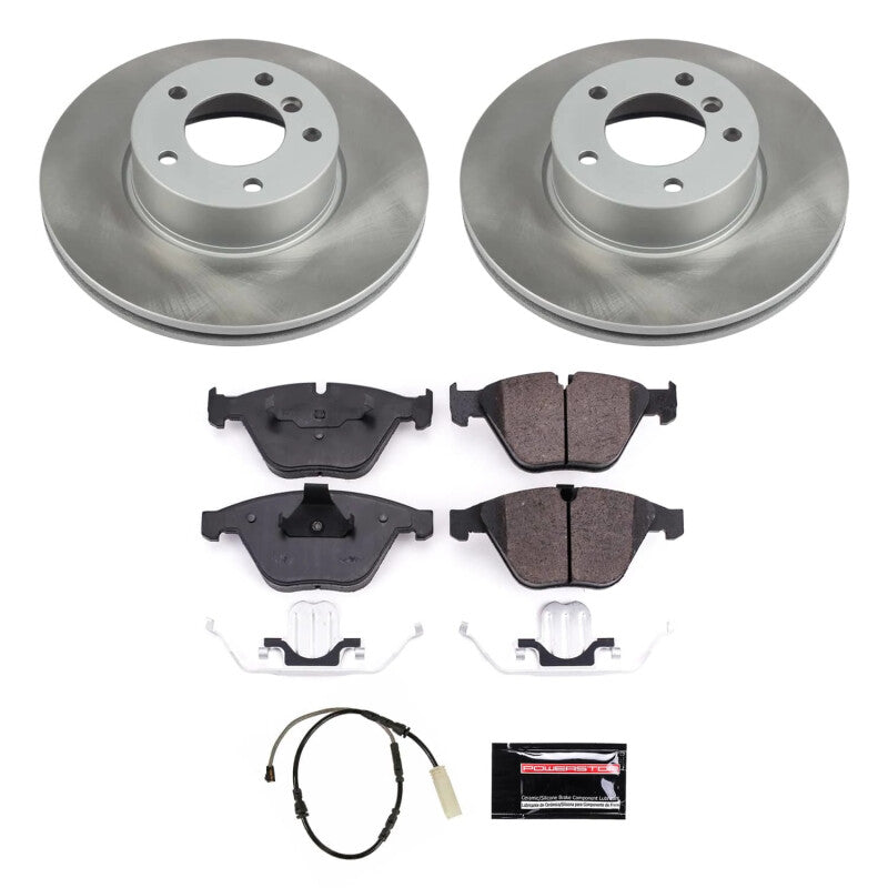 Power Stop 13-15 BMW X1 Front Semi-Coated Rotor Kit Power Stop 13-15 BMW X1 Front Semi-Coated Rotor Kit
