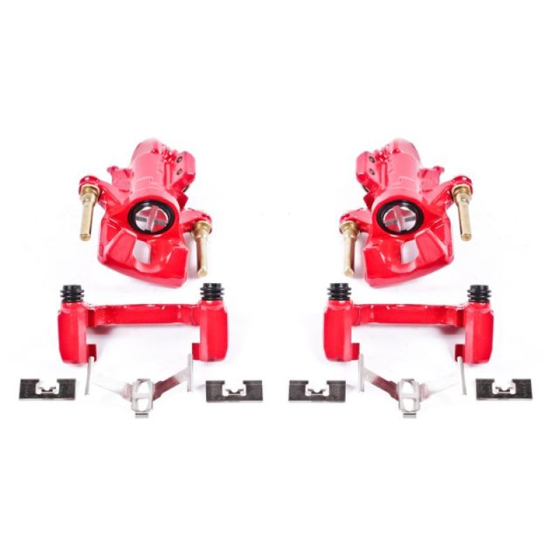 Power Stop 94-01 Acura Integra Rear Red Calipers w/Brackets - Pair Power Stop 94-01 Acura Integra Rear Red Calipers w/Brackets - Pair