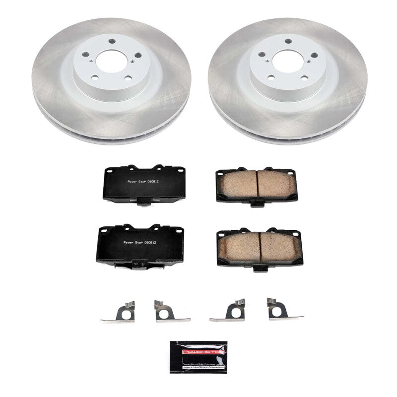 Power Stop 06-07 Subaru Impreza Front Semi-Coated Rotor Kit Power Stop 06-07 Subaru Impreza Front Semi-Coated Rotor Kit