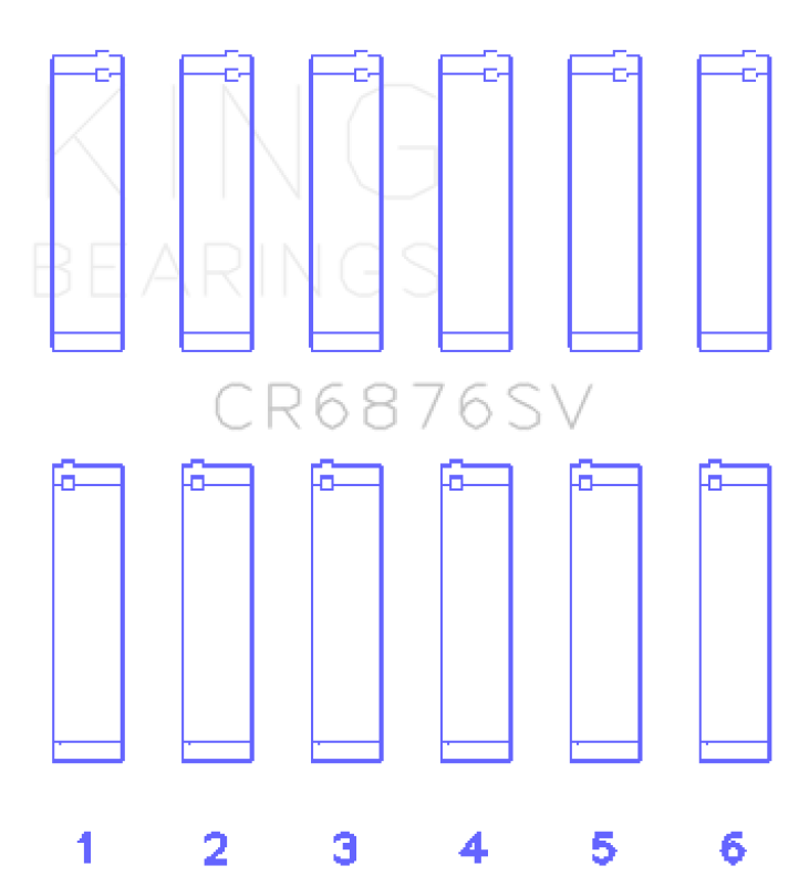 King Engine Bearings Mercedes Benz Om 642 Sputter Replacement (Size +0.25mm) Conrod Bearing Set King Engine Bearings Mercedes Benz Om 642 Sputter Replacement (Size +0.25mm) Conrod Bearing Set