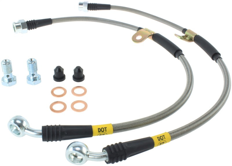 StopTech 07-08 Cadillac Escalade Stainless Steel Front Brake Lines StopTech 07-08 Cadillac Escalade Stainless Steel Front Brake Lines