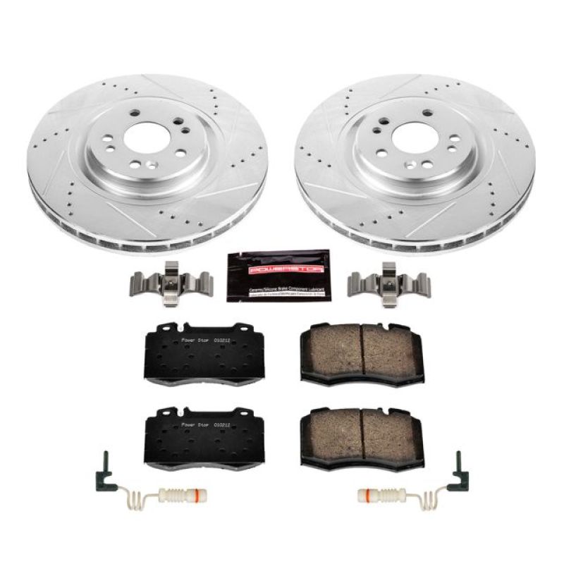 Power Stop 00-03 Mercedes-Benz ML55 AMG Front Z23 Evolution Sport Brake Kit Power Stop 00-03 Mercedes-Benz ML55 AMG Front Z23 Evolution Sport Brake Kit