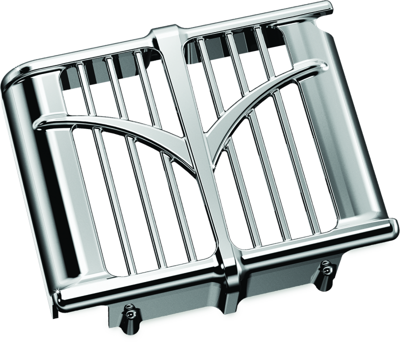 Kuryakyn Oil Cooler Cover 14-23 Indian Models Chrome Kuryakyn Oil Cooler Cover 14-23 Indian Models Chrome