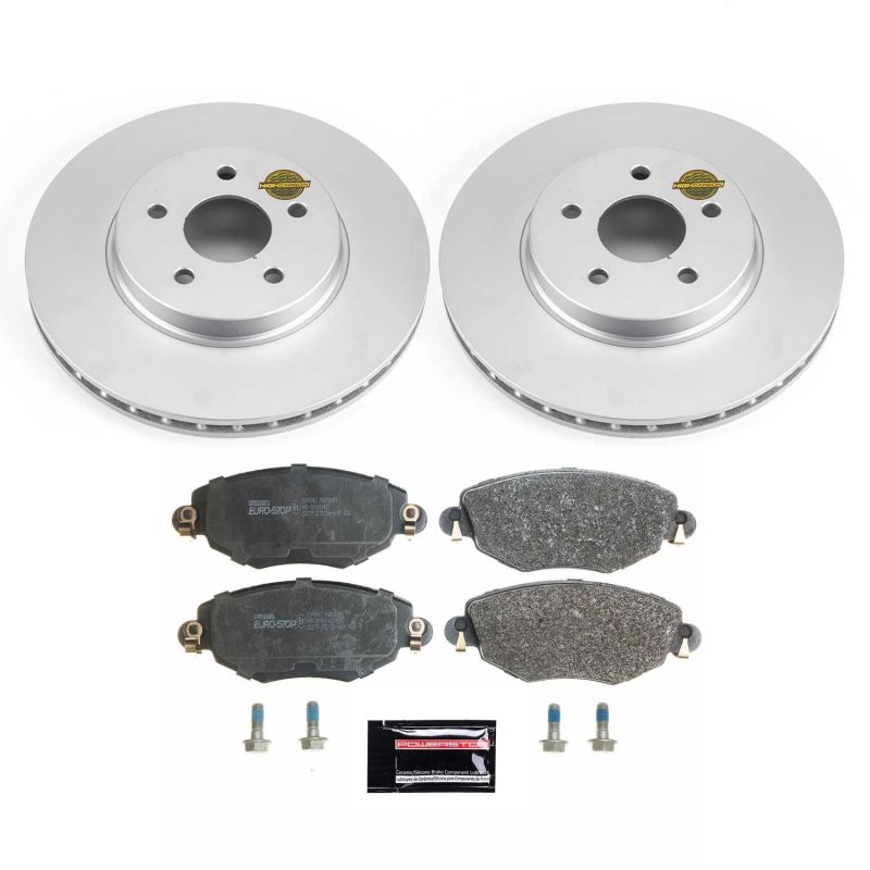 Power Stop 02-08 Jaguar X-Type Front Euro-Stop Brake Kit Power Stop 02-08 Jaguar X-Type Front Euro-Stop Brake Kit