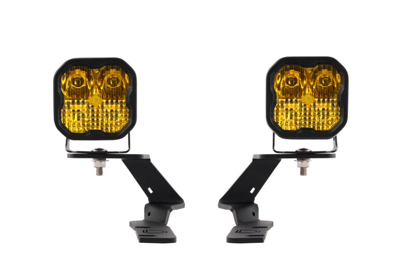 Diode Dynamics 19-21 Ford Ranger Pro SS3 LED Ditch Light Kit - Yellow Combo Diode Dynamics 19-21 Ford Ranger Pro SS3 LED Ditch Light Kit - Yellow Combo