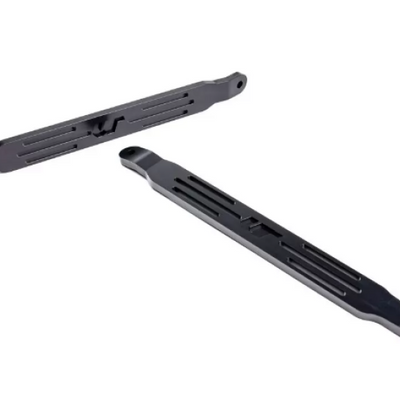 VR Performance Toyota Supra A90 A91 Cross Strut Braces Black Billet Aluminum