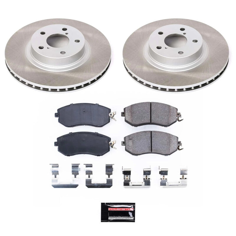 Power Stop 11-16 Subaru Impreza Front Semi-Coated Rotor Kit Power Stop 11-16 Subaru Impreza Front Semi-Coated Rotor Kit
