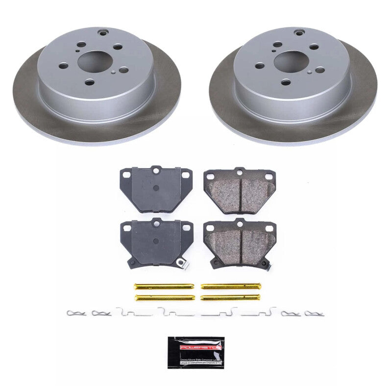 Power Stop 03-07 Toyota Matrix Rear Semi-Coated Rotor Kit Power Stop 03-07 Toyota Matrix Rear Semi-Coated Rotor Kit