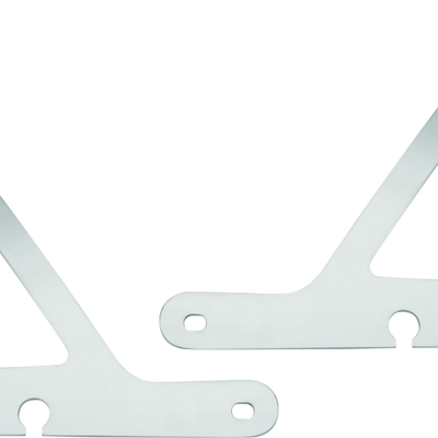 Kuryakyn Fixed Mounts Multi-Purpose Driver & Passenger Backrest 04-22 XL Models Chrome